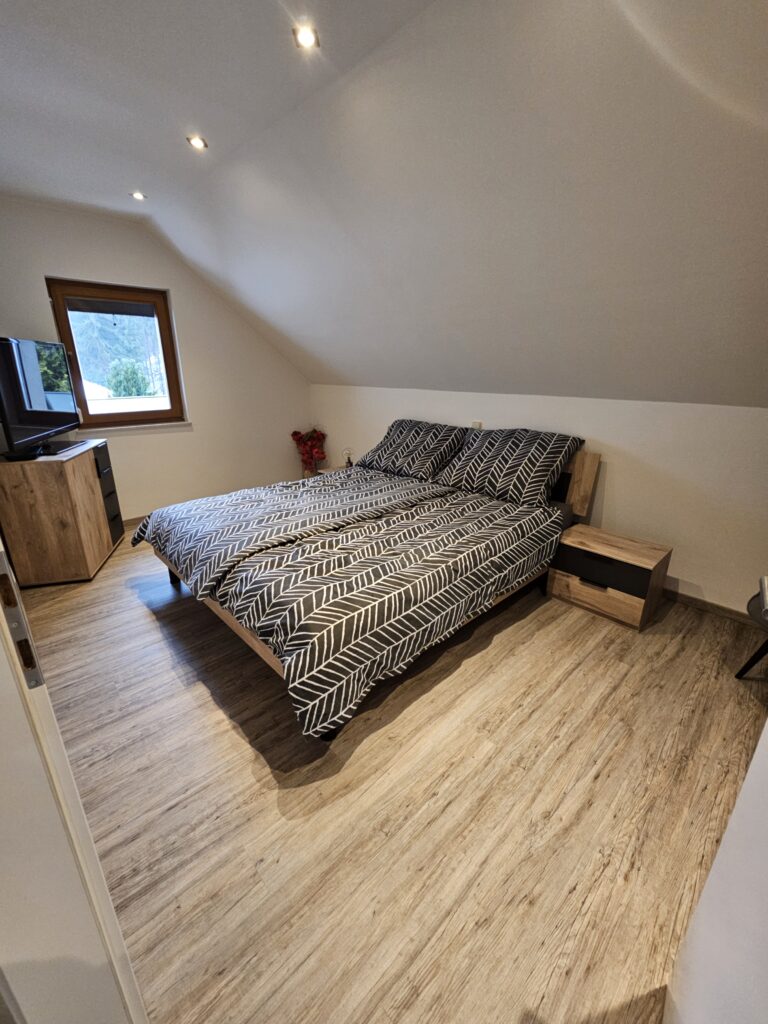 Schlafzimmer im Landquartier Moik
